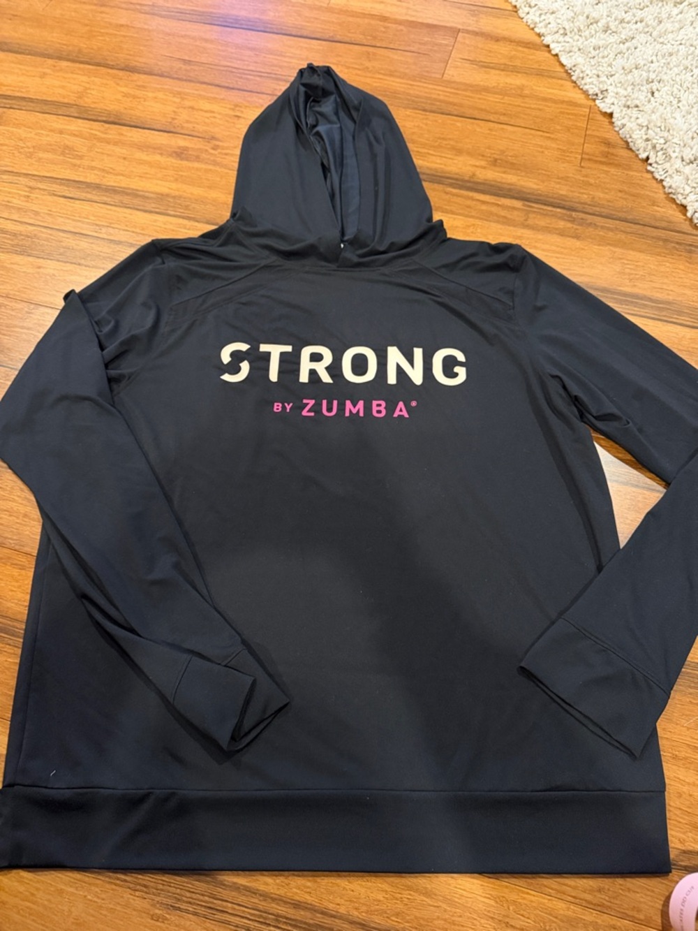 STRONG by Zumba Black Hooded Pullover